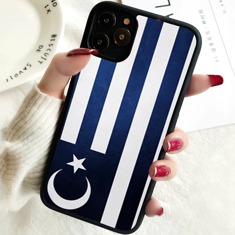 5 5S SE 2020 Phone Cover Case for iPhone 6 6S 7 8 PLUS X XS XR 11 12 13 MINI 14 PRO MAX Rubber Muslim Surah Ikhlas Islamic flag