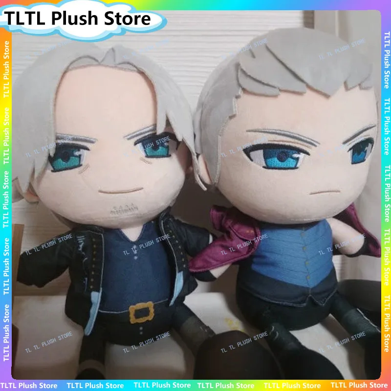 

Devil May Cry 2 Plush Toy Doll Dante Vergil Soft Stuffed Anime Game Character Plush Toy For Game Fans Collection Home Decor Gift