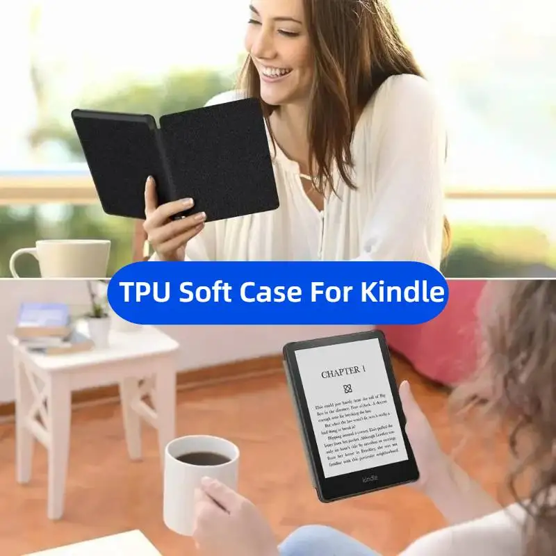 

Colorful TPU Soft Case For Kindle 11th Generation Case 2024 2022 Auto Wake Sleep Cover 6'' Ebook RS23CV C2V2L3 PU Leather Funda