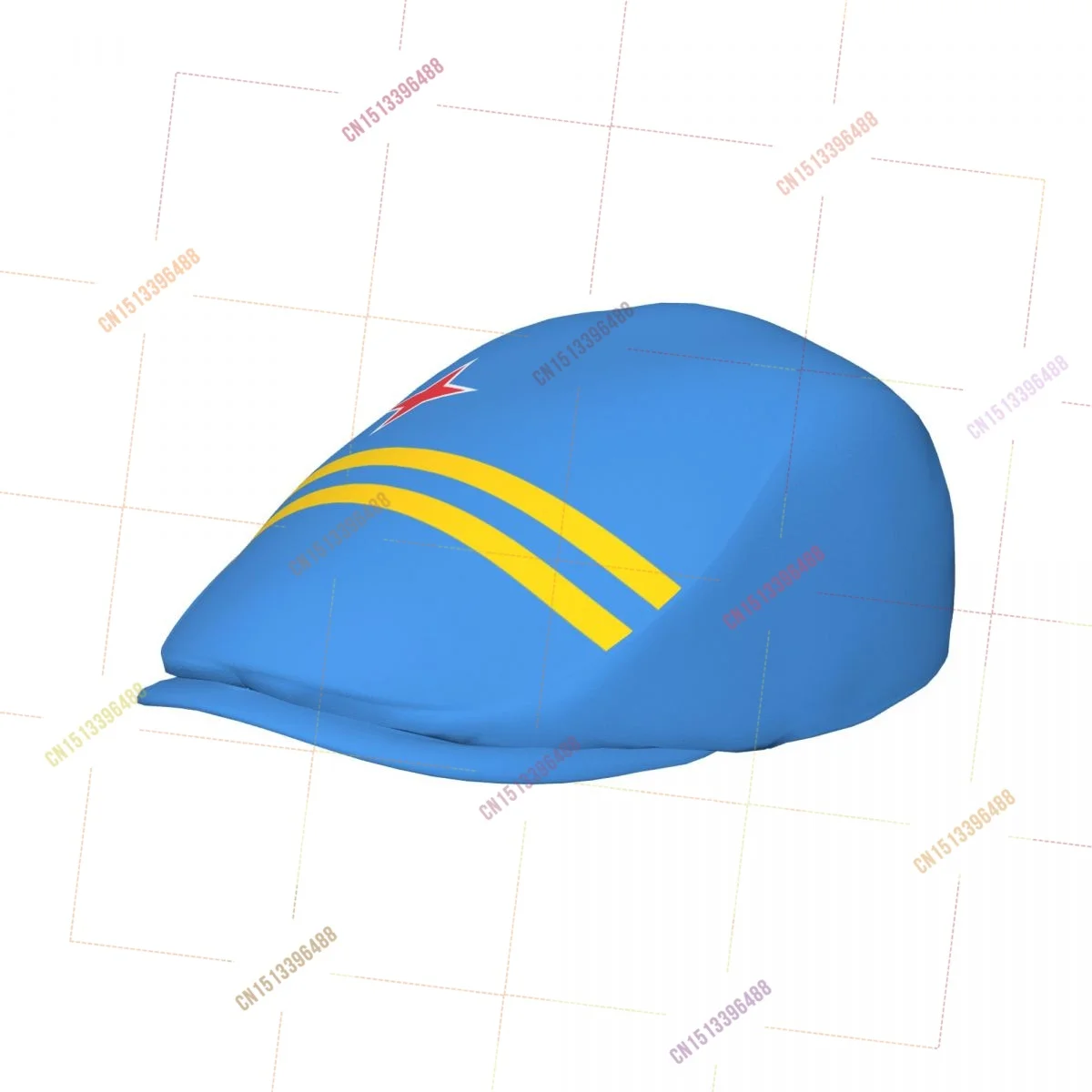 Aruba Flag Men Women Flat Ivy Gatsby Newsboy Driving Hat Cap Short Brim Ideal for Driving Daily Casual