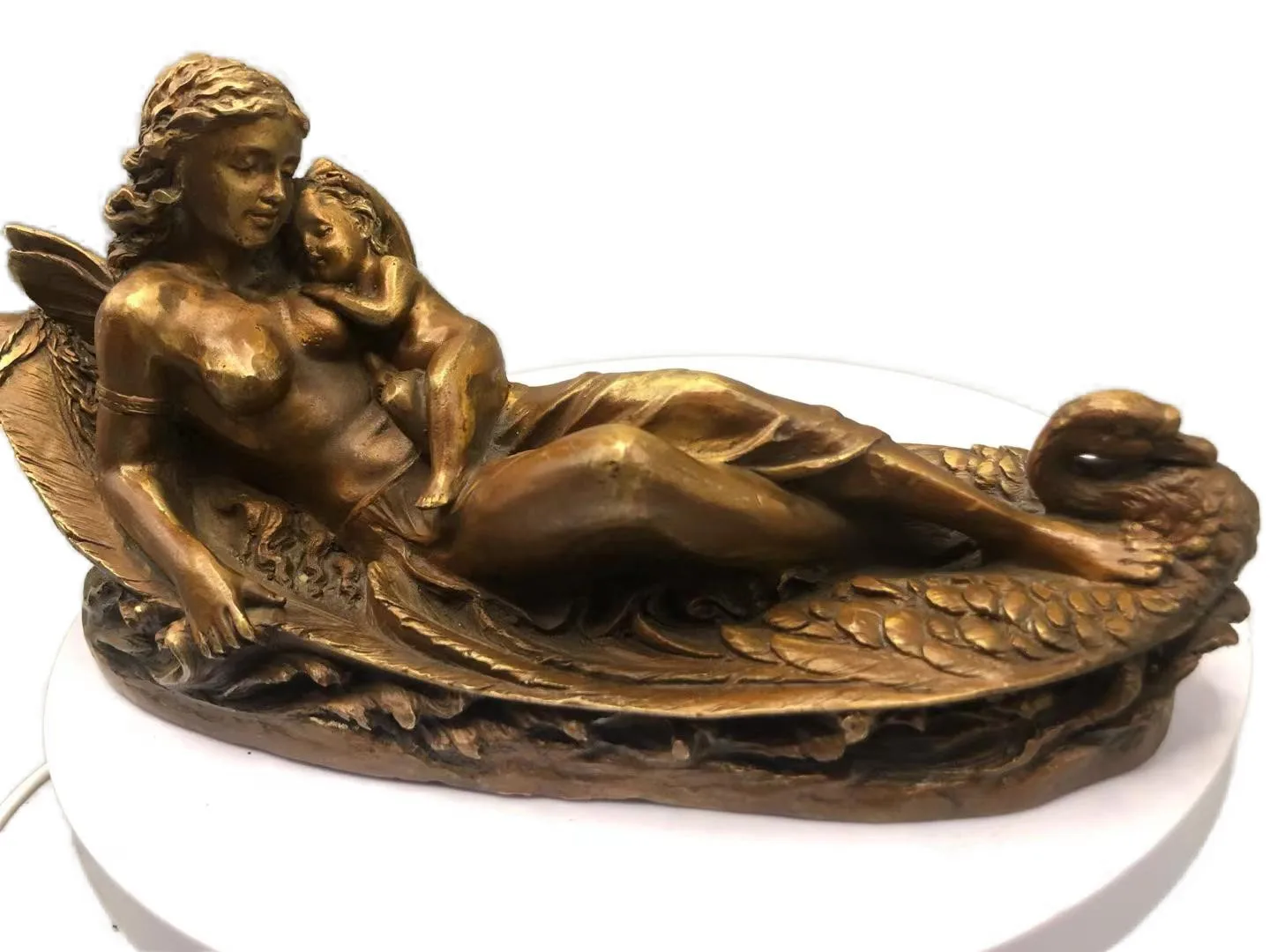 goddess Angel holding baby Charm elegance beauty Great maternal love Statues