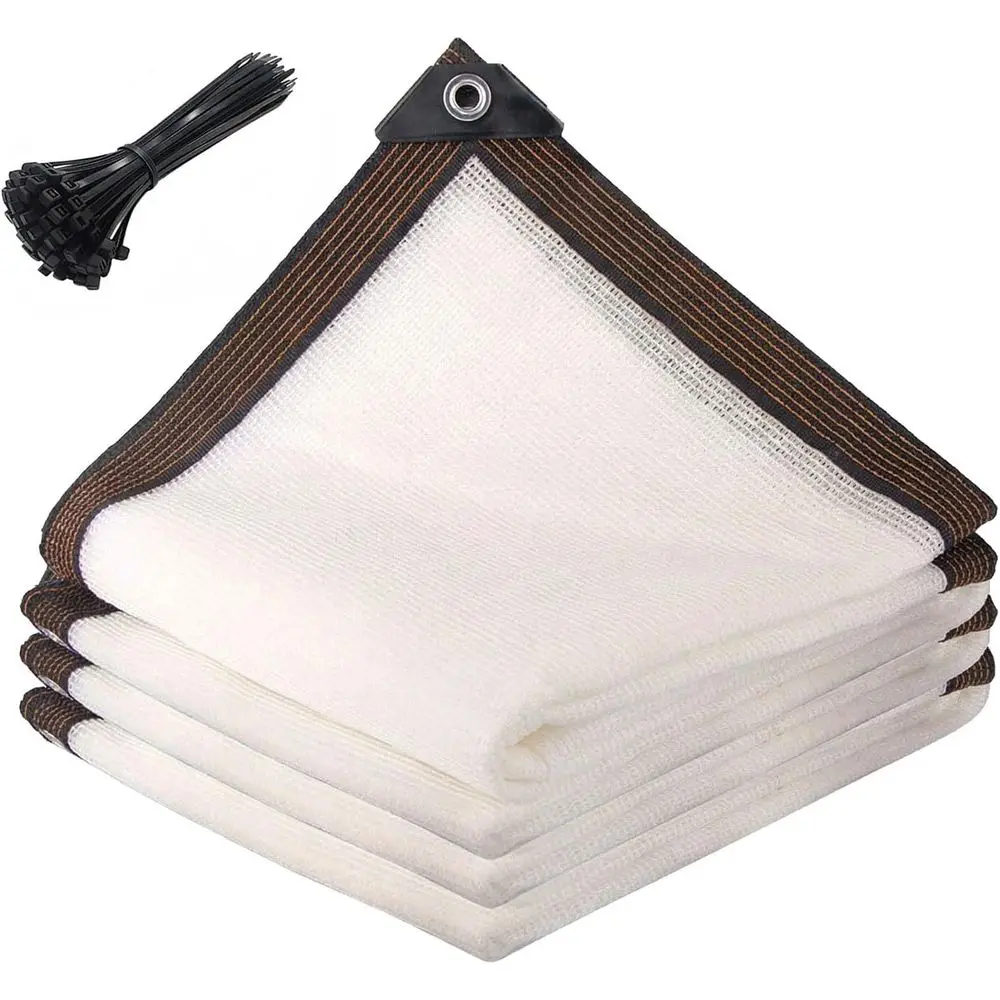 

70% Shade Cloth for Sun Protection, UV Block, Tomato Cages, and Raised Garden Beds (11x20ft)