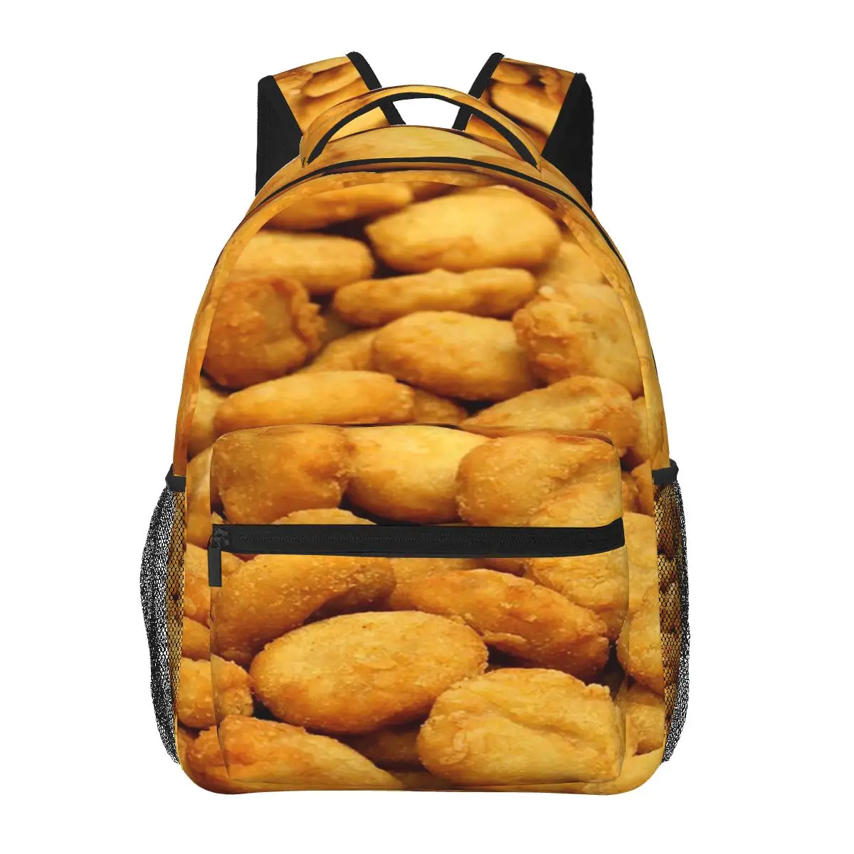 This Is My Human Costume I'm Really A Chicken Nugget Backpacks Boys Girls Bookbag School Bags Travel Rucksack Shoulder Bag