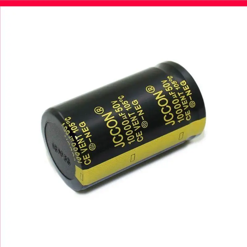 E28D Aluminium Electrolytic Capacitor Cylindrical Capacitor 50V 10000uF for Amplifier Sound Equipment LED Light 30X50mm