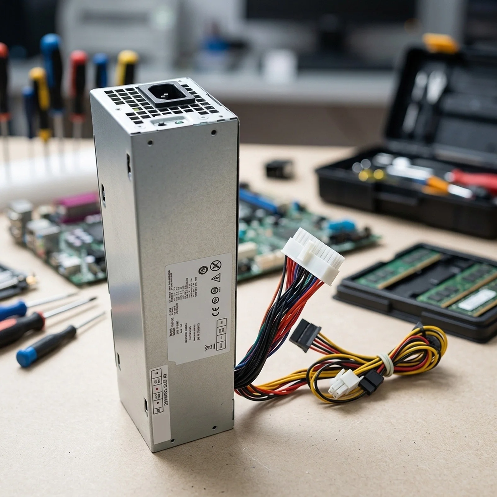 240W Replacement PSU for Dell For Optiplex 3010 SFF 3050 5050 7050 Tower Systems Compatible with L240ES-00 H240ES-00