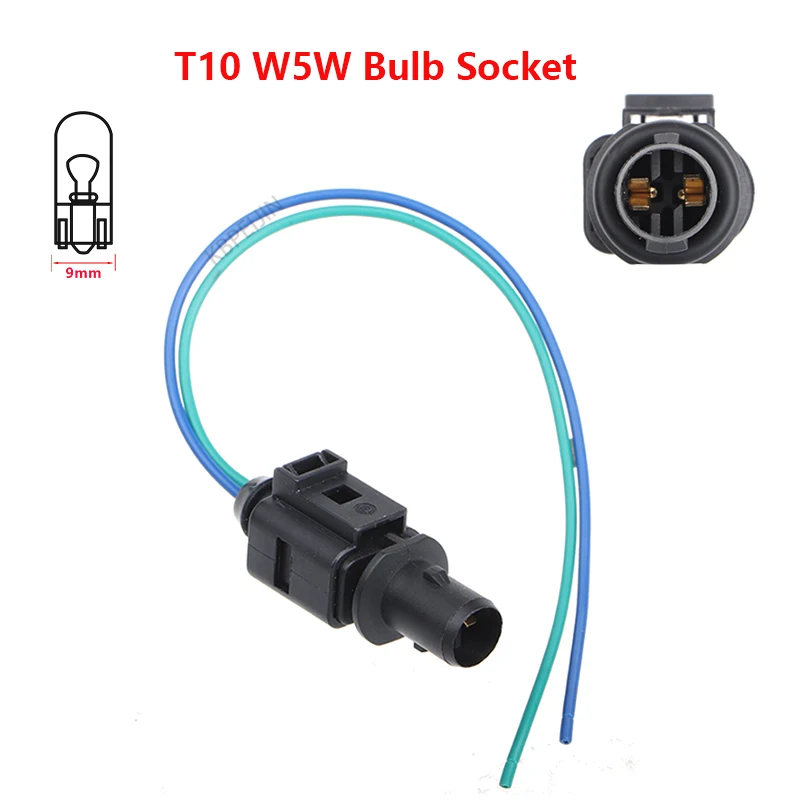 

1x для Vw Magotan B7 Golf 6 CC Beetle, подсветка номерного знака T10, держатель лампы, разъем, адаптер, аксессуары