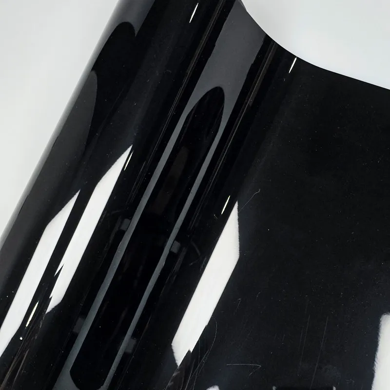 

PET Piano Black Full Car Wrap Super Glossy Mirror Effect Film Air Release Anti-scratch Waterproof Anti-fade Paint Protection