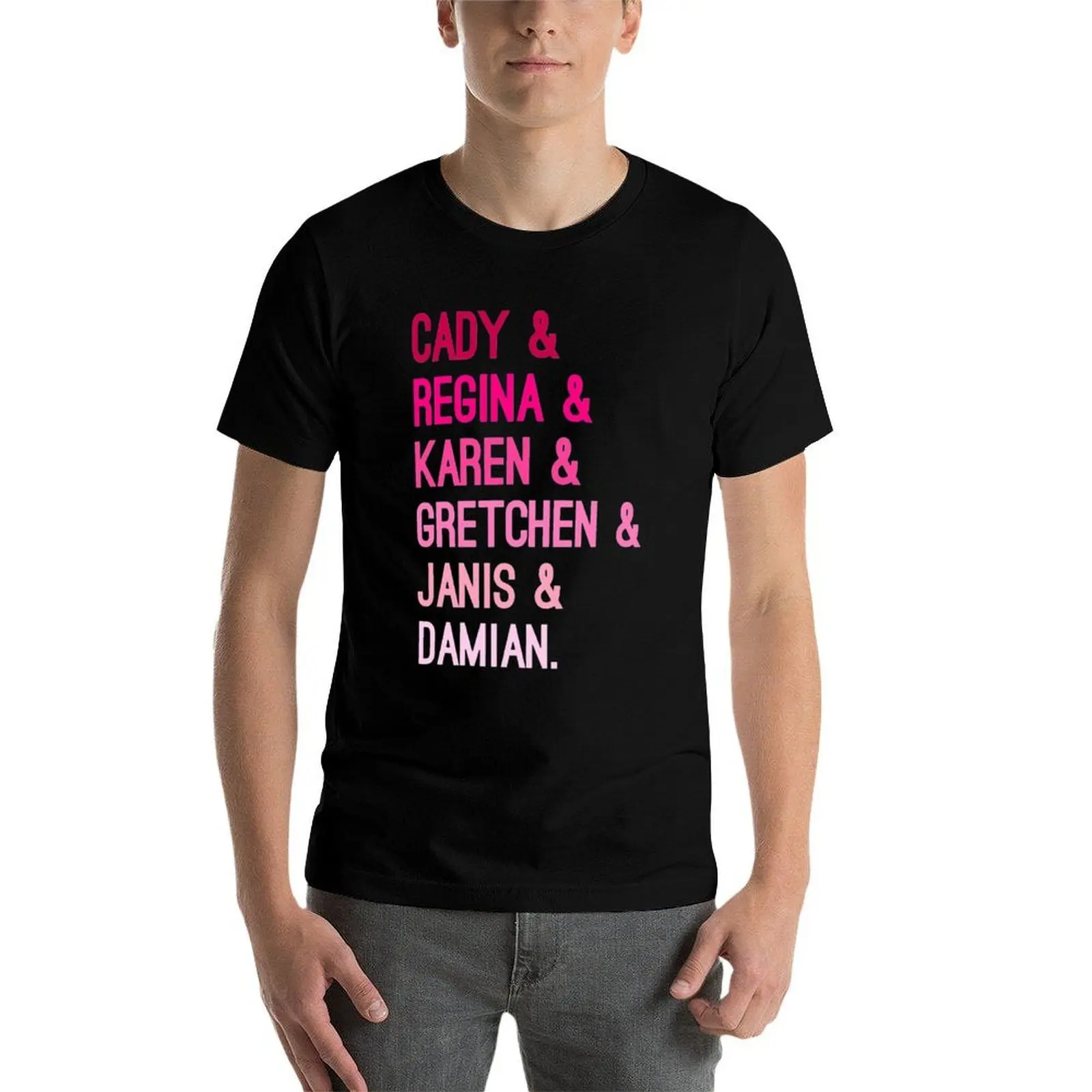 Mean Girls Characters T-Shirt anime t shirts oversize anime t shirts for man T-Shirt - view 5