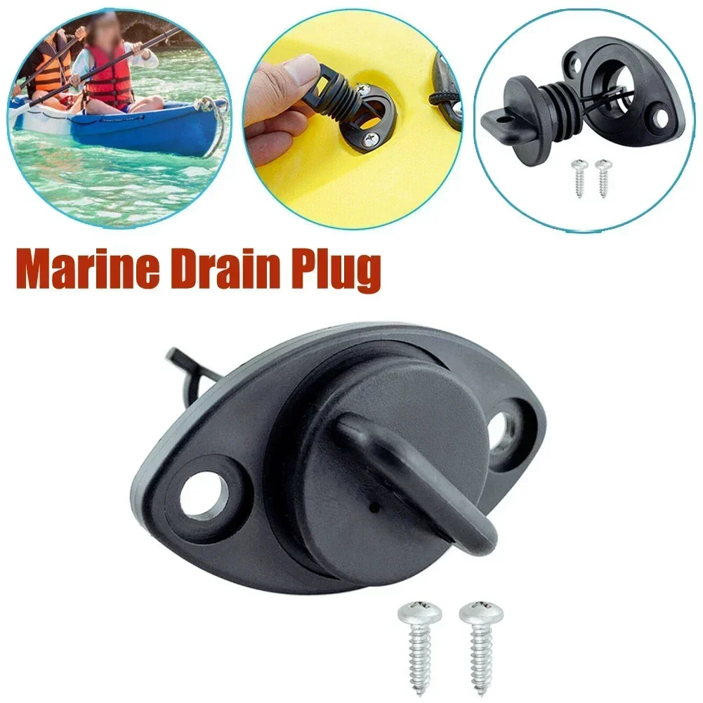 

1pc Marine Drain Plug Nylon Oval Transom Bung Hull Hole Drainage Sealing Plugs For Kayak Canoe Peddle Marine Boat Accessories