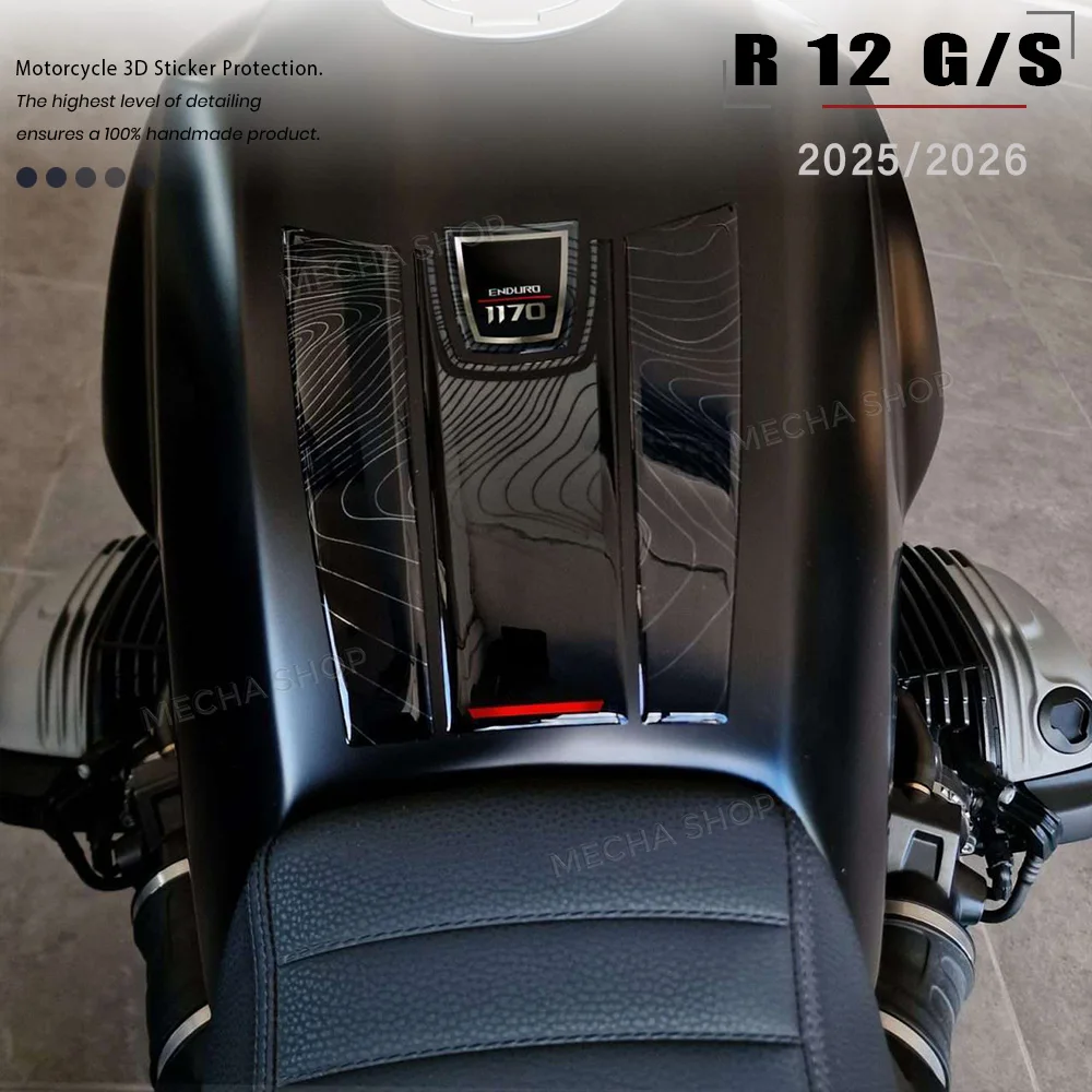 

R 12G/S 2025 аксессуары для мотоциклов 3D эпоксидная смола накладка на бак защитная наклейка для R 12 G/S R12GS r 2gs