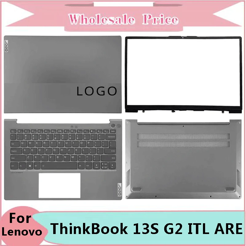 

New For Lenovo ThinkBook 13S G2 ITL ARE Laptop LCD Back Cover Front Bezel Upper Palmrest Bottom Base Case Keyboard Hinges