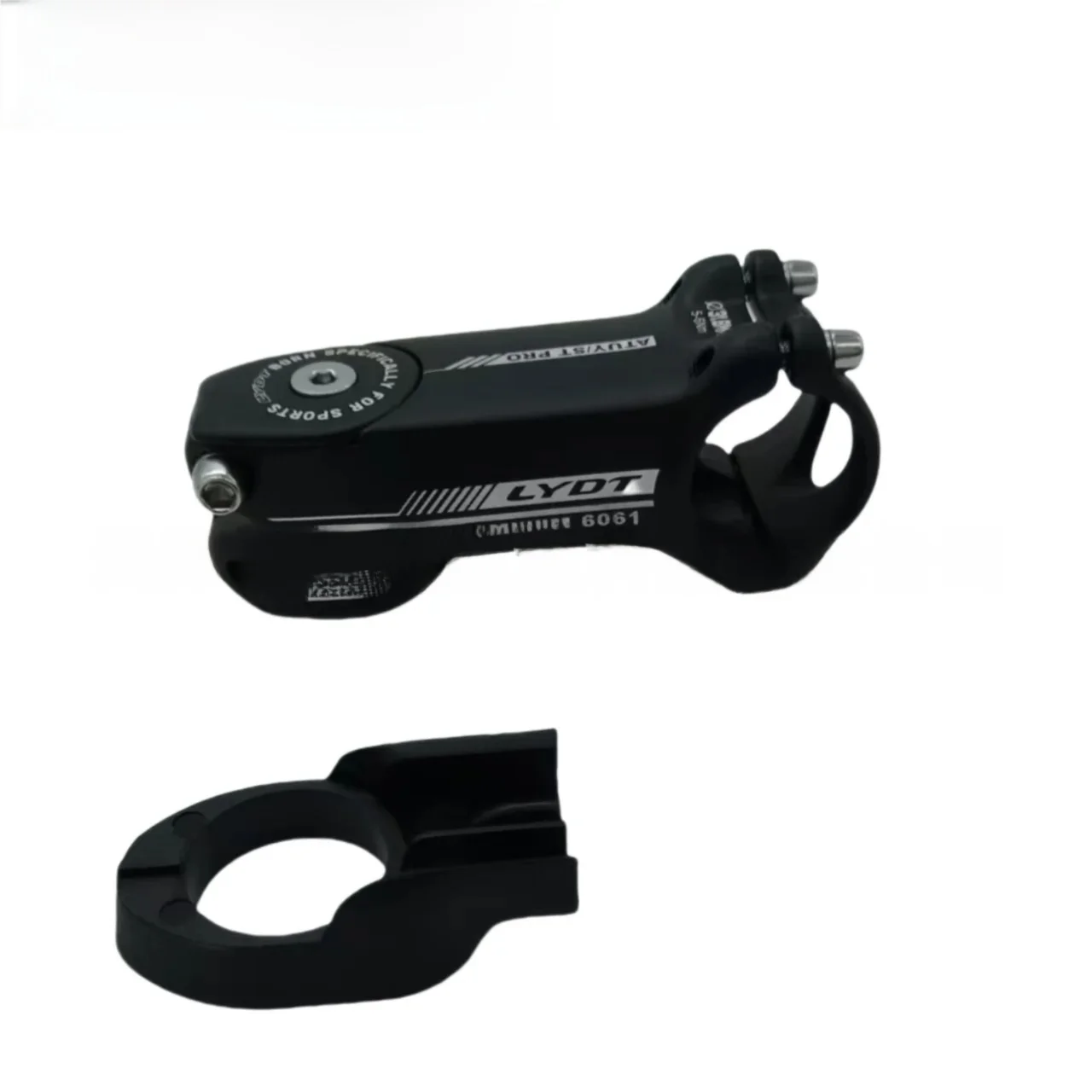 LYDT 3D Forged Bike Stem Lightweight 6061 Aluminum Alloy 31.8mm Clamp 28.6mm Fork Internal Routing Handlebar Stem for Road Cycli