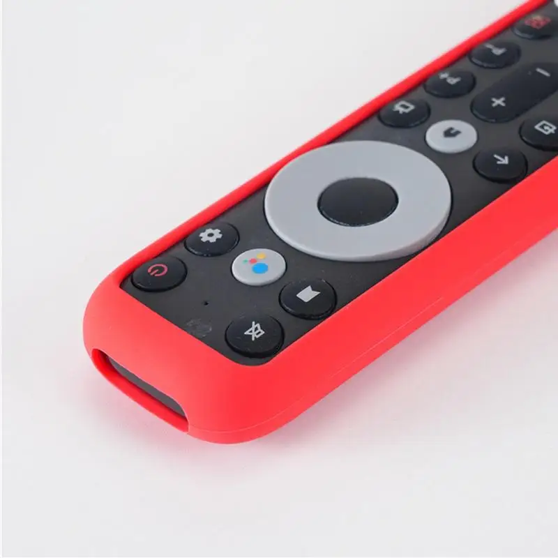 Silicone Remote Control Cover Case with Lanyard Anti Slip Television Remote Cover All Inclusive for TCL RC902V Voice Remote