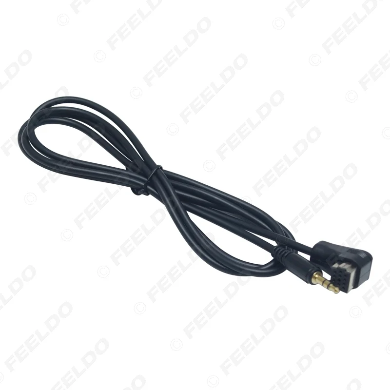 5Pcs 3.5mm AUX-IN Adapter Cable for Pioneer Headunit Car Audi Radio IP-BUS MP3 12-Pin Port AUX Wire