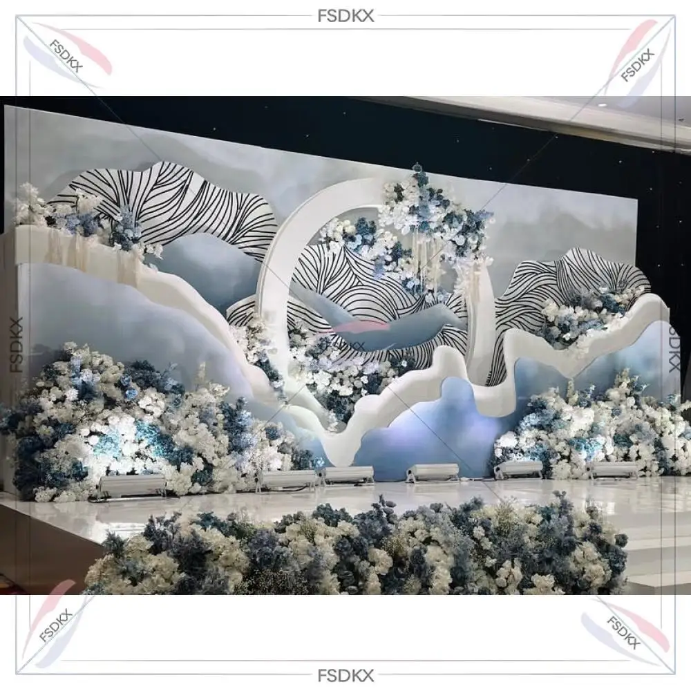 

Custom Mirror Acrylic Event Backdrop Decoration Wedding Decor Background Ideas for Wedding Supplies Wall