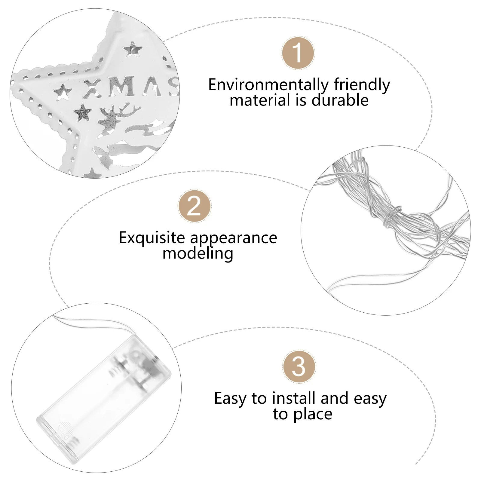 

1 set 1 Set Christmas Tree Decoration Ornaments Xmas Party Wedding Holiday Home String Light Decor Festive Lighting Xmas Pendant