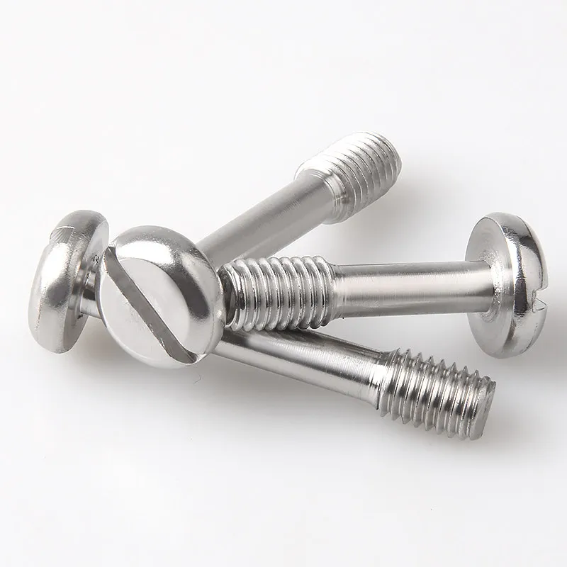 M2.5 M3 M4 M5 M6 M8 304 Stainless Steel Pan Head Slotted Lock Screw GB837 Hand Tightened Non Loosening Bolt