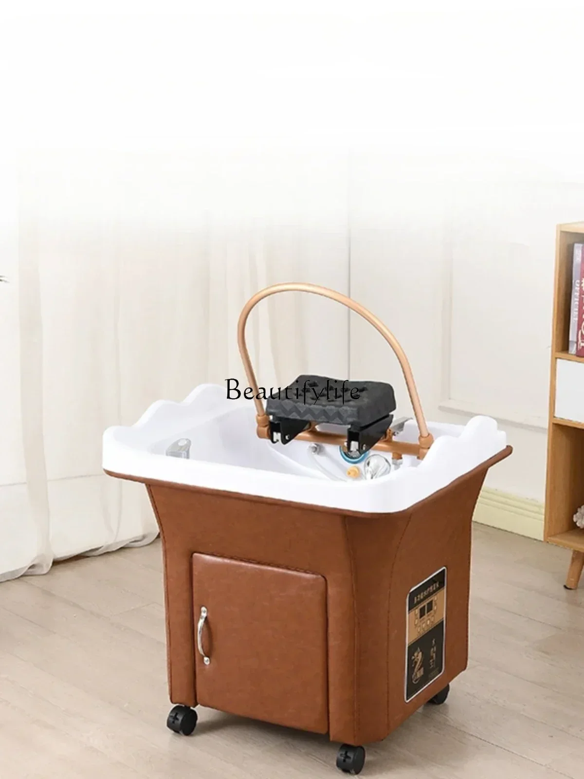 

Water Circulation Head Massager Water-Free Portable Head Therapy Basin Fumigation Spa Instrument