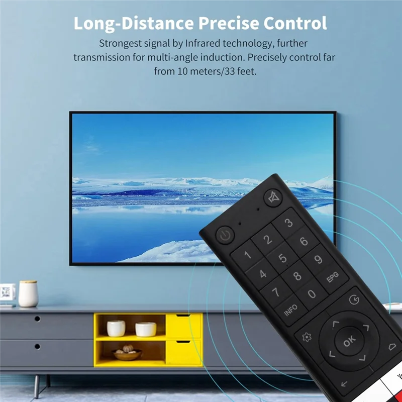 ABT-Replace GCBLTV02ADBBT Voice Remote Control For CHIQ LCD TV With Bluetooth