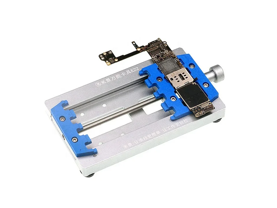 Mijing K22 Universal PCB MainBoard BGA Fixture for iPhone Samsung Chip Heat Dissipation Anti-Skid Base Fixed Clamp Repair Tool