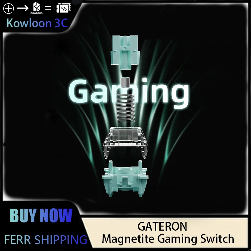 Gataron Gaming Magnetic Switch For Magnetic Switch Keyboards Wooting/Made68 Hifi Linear Switch Factory Self-Lubricating Pc