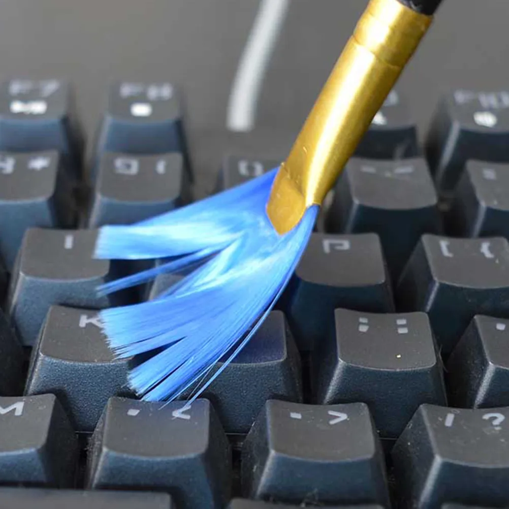 10Pcs High Density Soft Bristle Computer Brush for Keyboard Laptop Monitor Motherboard Phone Button Cleaning Dust Removal Repair