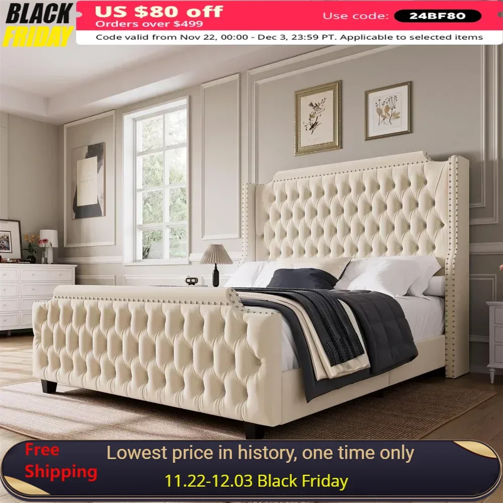 Bed Frame with 54