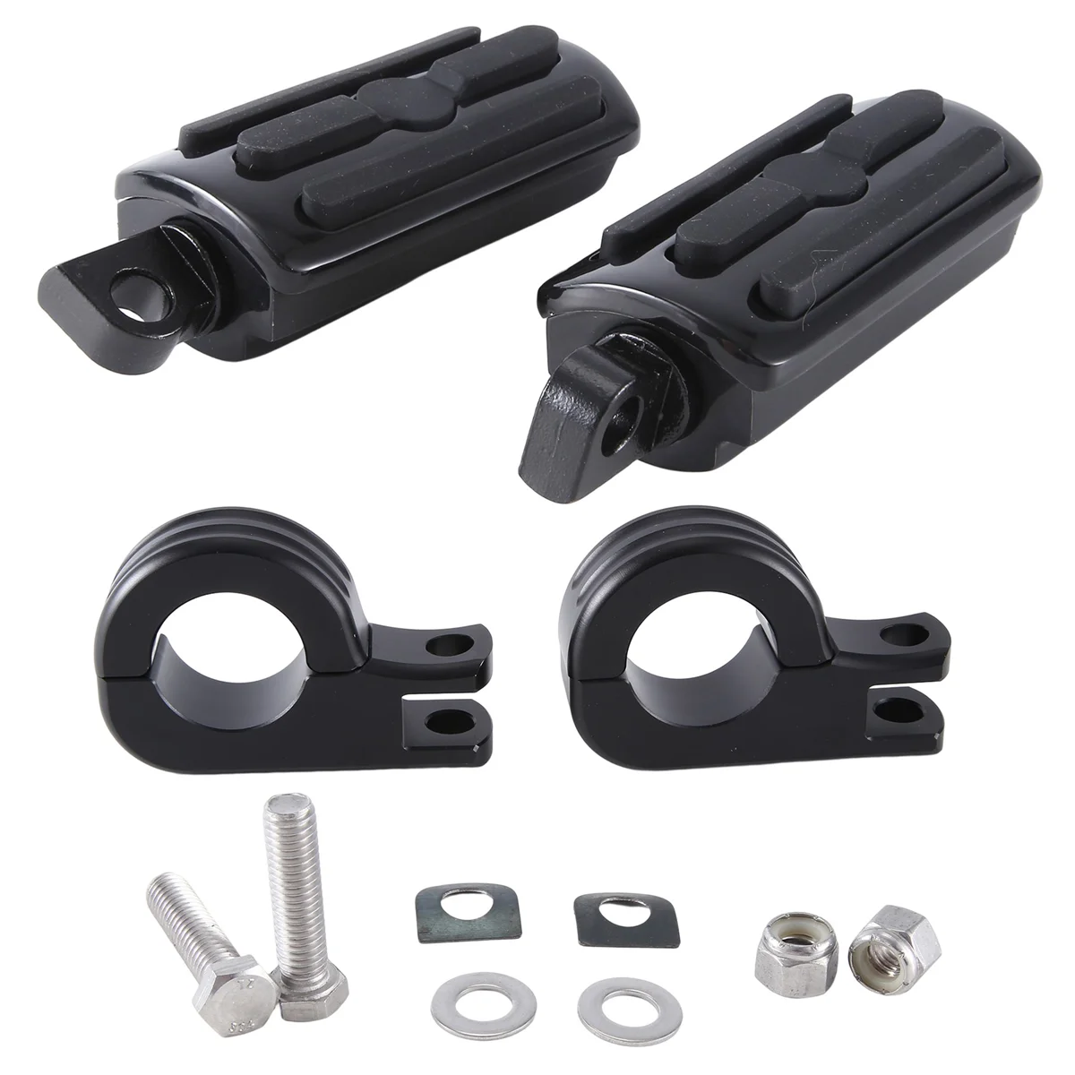 32mm Pedals Nails Footrests Motorcycle Accessories for Harley Black