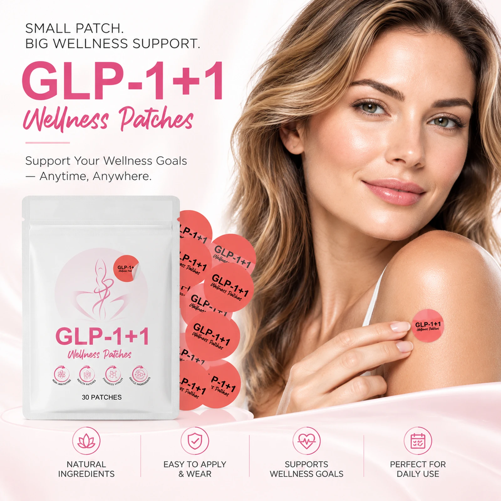 Weight Loss Patch Slimming Fat Burn Enhance Energy Metabolism Support Improve Stomach Body Wellness Convenient Daily Care Patch