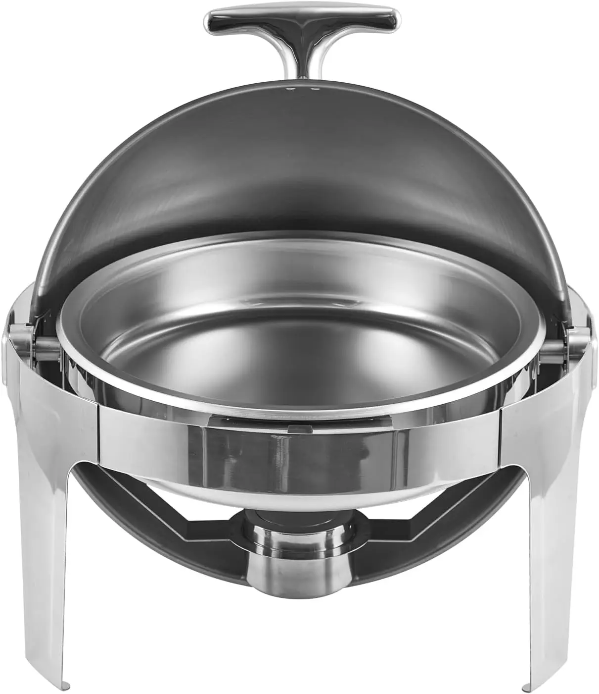 

6.8 QT Round Roll Top Chafing Round Chafing Dishes for Buffet with Fuel Holders and Pan, Catering for Parties, Events