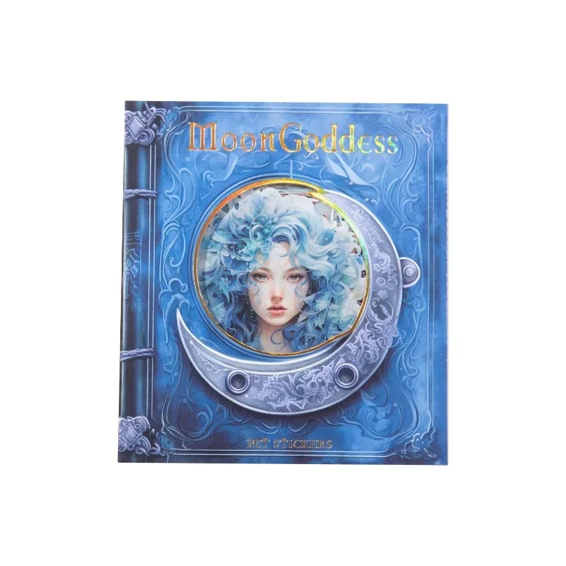 30Sheets Sticker pack Moon Goddess Character DIY Moon Phase Handbook Decorative Stickers Scrapbook 129*94mm