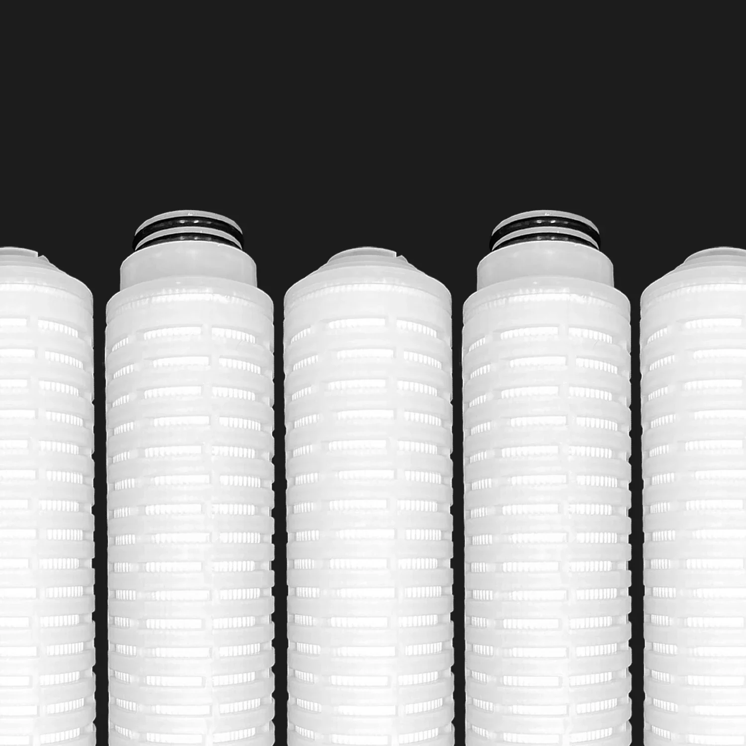Industrial filtration water treatment Purification PP pleated filtration water filter element