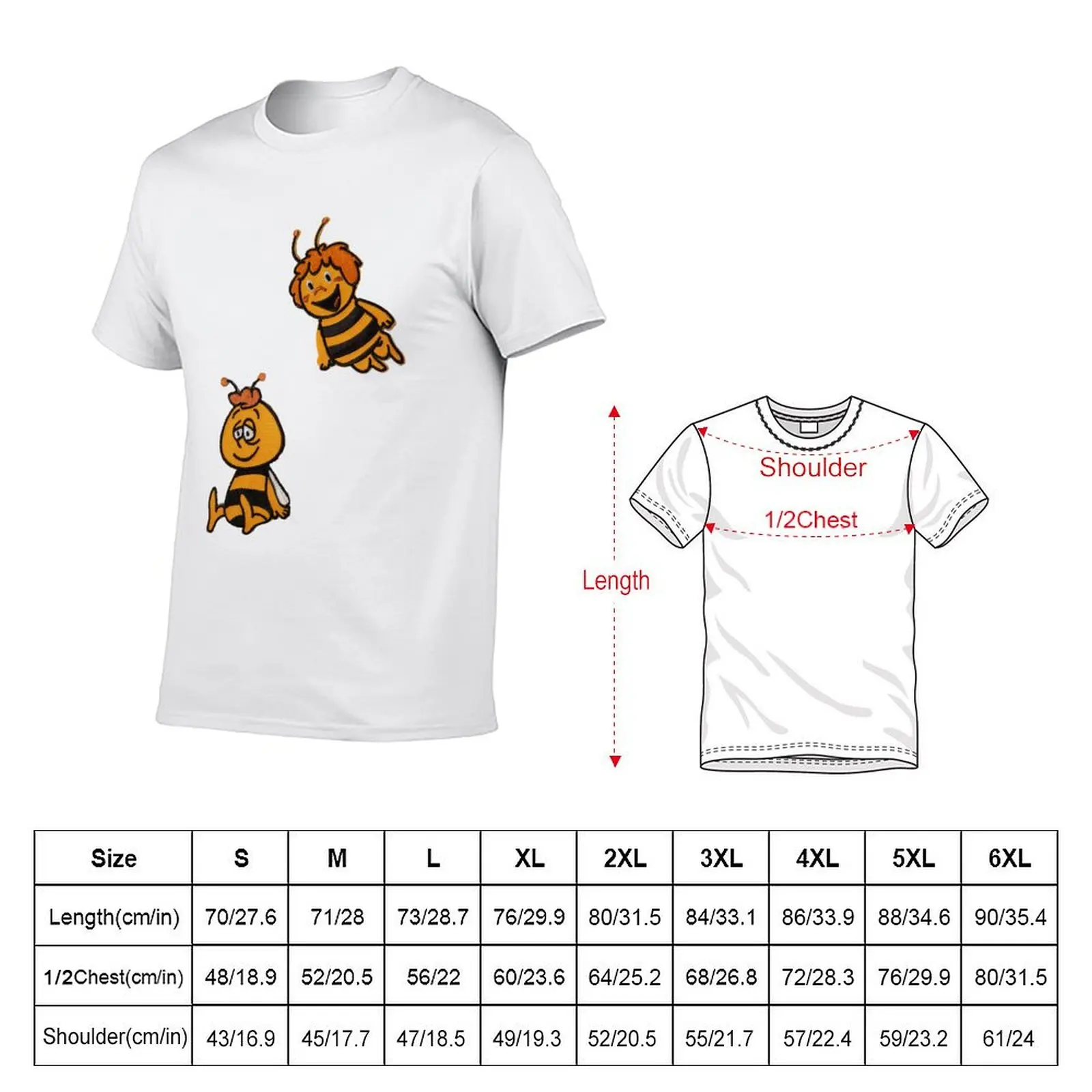 Willy bee Maya the and T-Shirt Quick Dry Sports Short Sleeve Tee