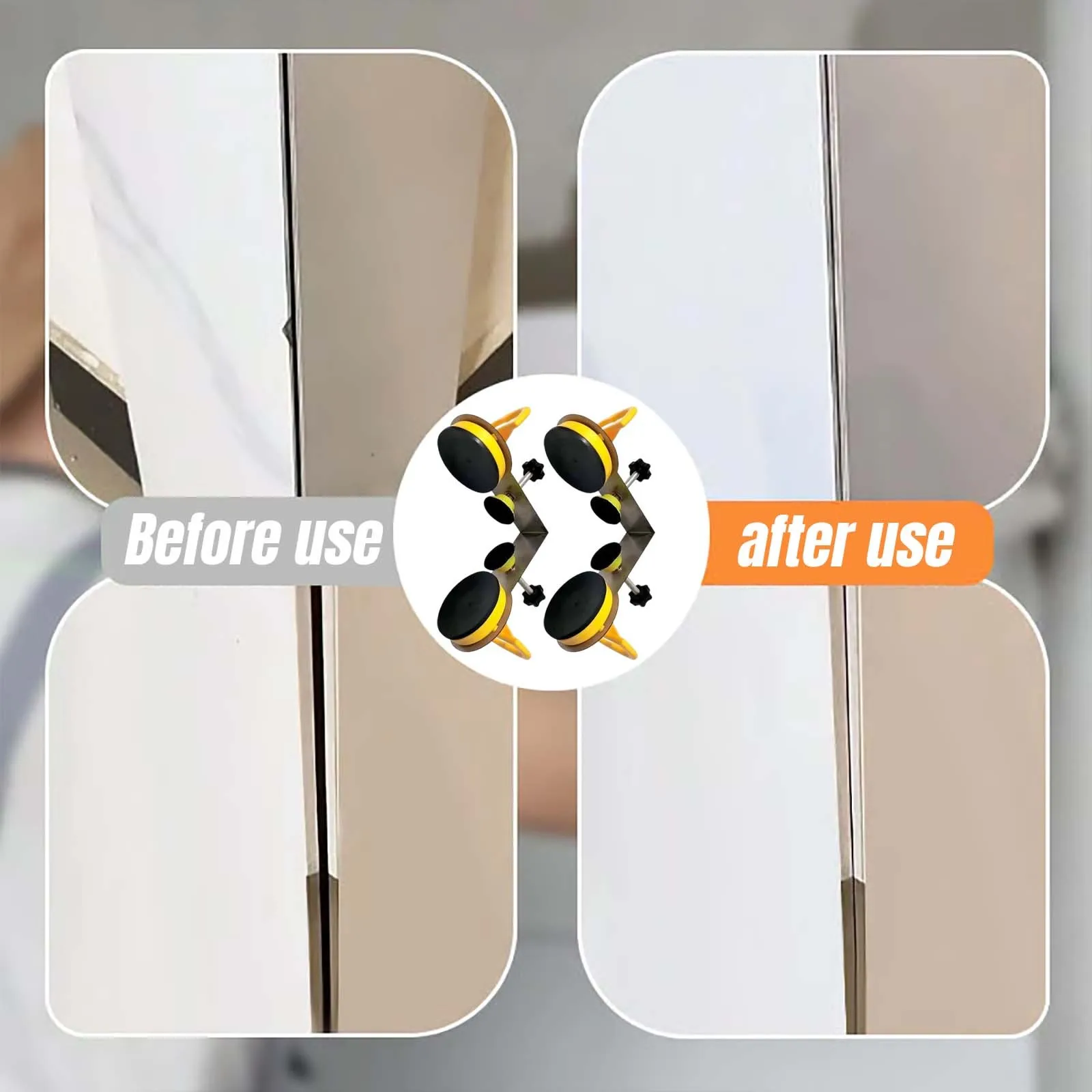 Ferramenta de conexão de 90 graus para junta de superfície de trabalho com ventosa, dispositivo de fixação de elevação de sucção conjunta de nivelamento de tensão a vácuo