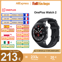 Global Version OnePlus Watch 2 Smart Watch 1.43'' AMOLED Display Snapdragon W5 Gen 1 Dual Frequency GPS Wear OS 4 NFC