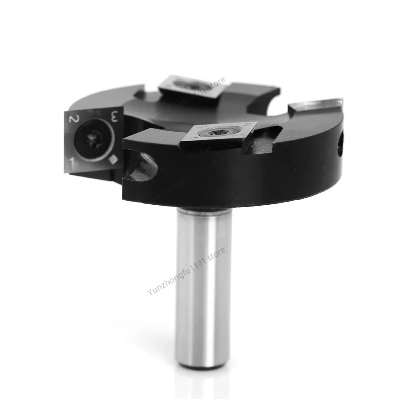 Removable Inlaid Four-blade Board Breaker, Disposable High-end Industrial Grade 1/2 Handle 12mm Handle, Face Milling Cutter