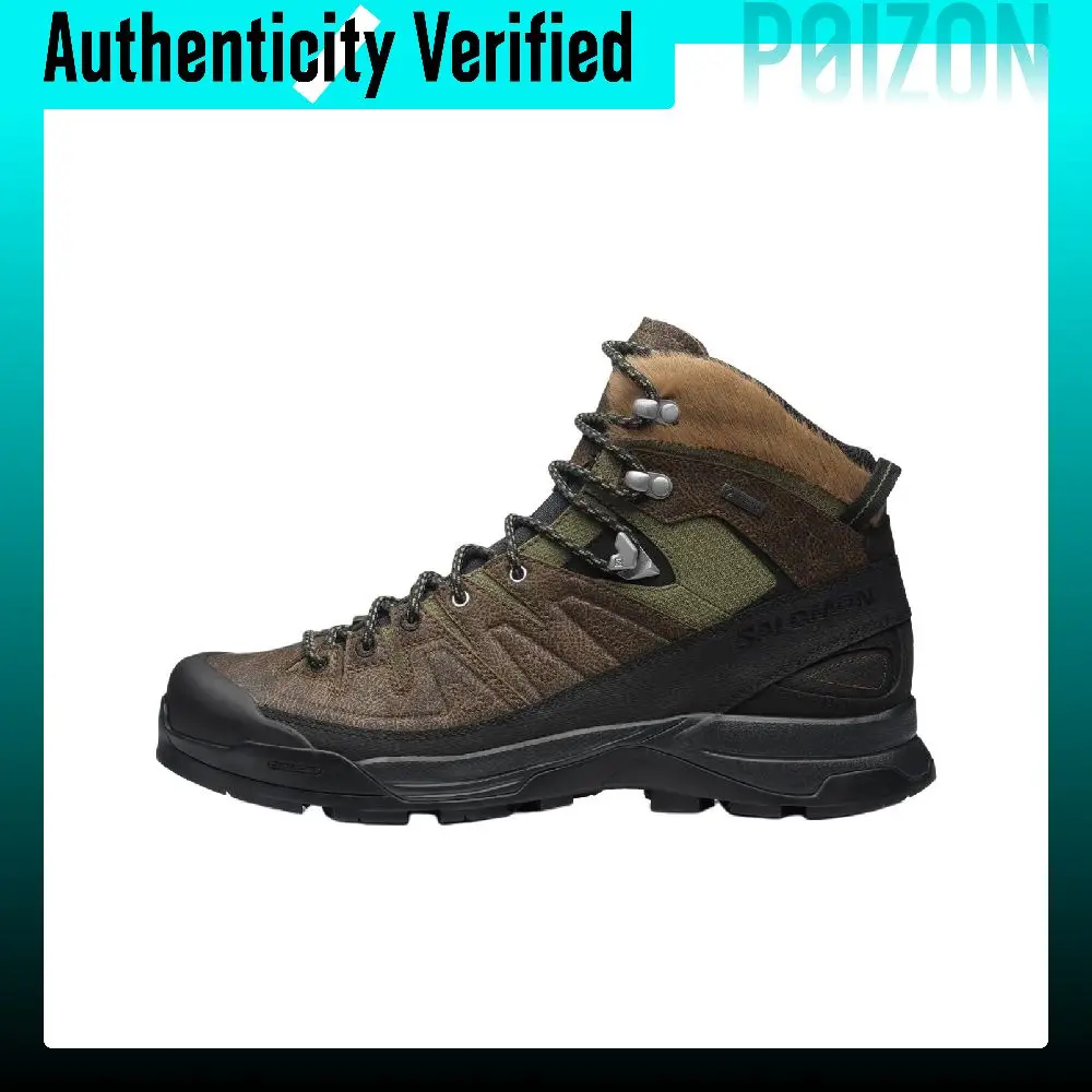SALOMON X ALP Mid top Running Shoes Unisex Brown L47795900