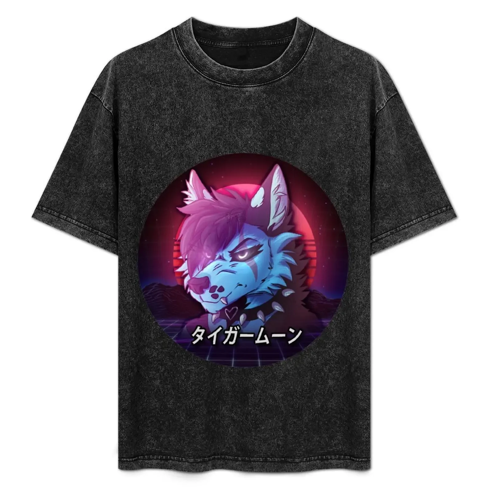 

RETRO MOON T-Shirt oversizeds vintage anime shirt korean fashion summer tops designer t shirt men