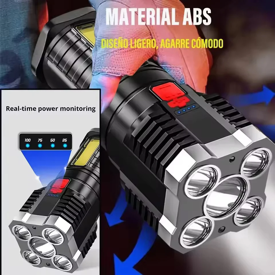 High Power Weapons Flashlight Rechargeable Flashlight Personal Defenses Weapons Self Defense Stuff Selfdefense Supplies Strong