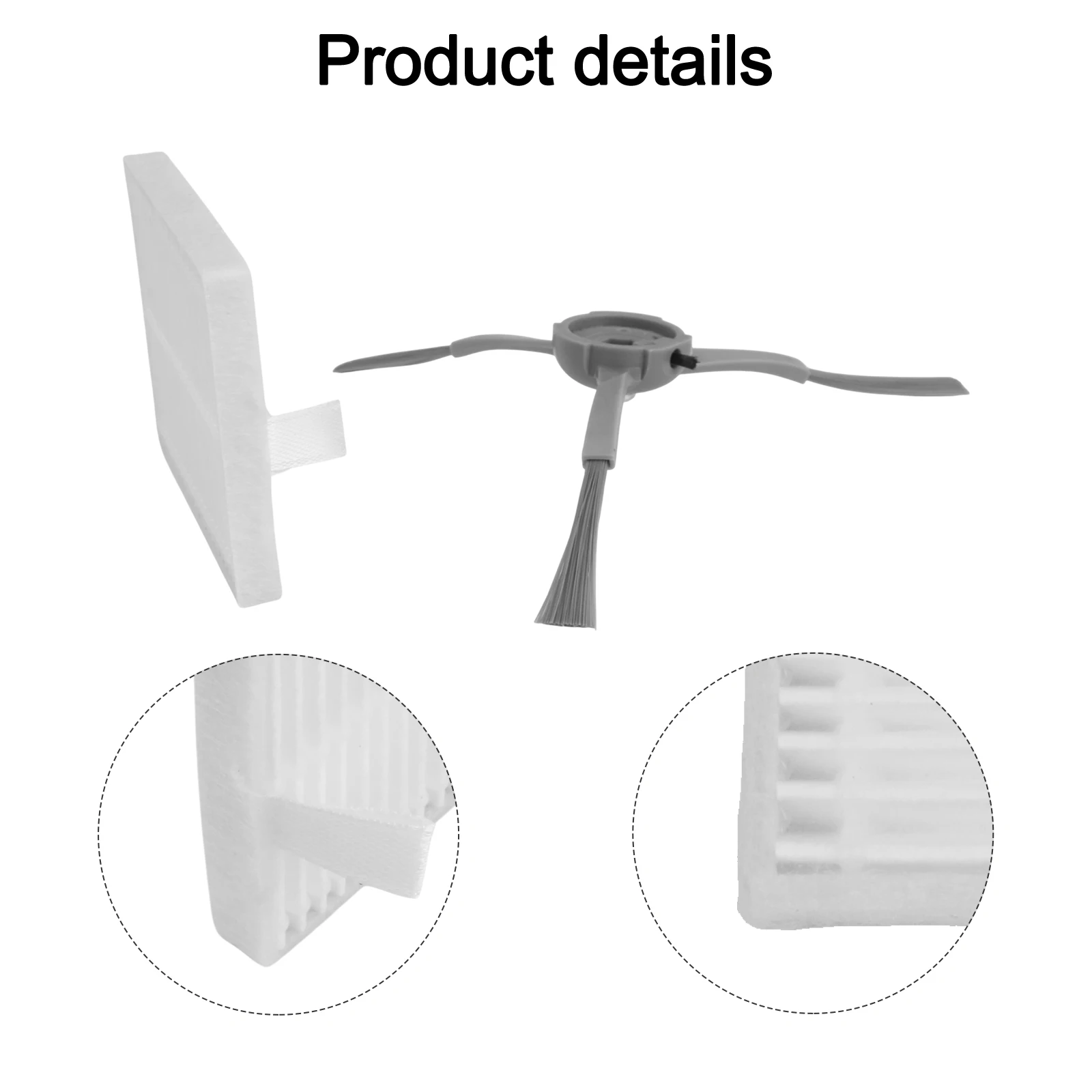 Affordable Side Brushes and Filters for ILIFE for v20 and For Vyzzle D10 Essential for Robotic Vacuum Functionality