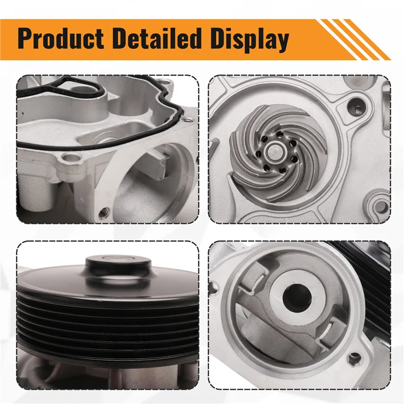 

ABQB-Water Pump Engine Cooling Water Pump For Dodge Ram 1500 Water Pump 68211202AB 68211202AA