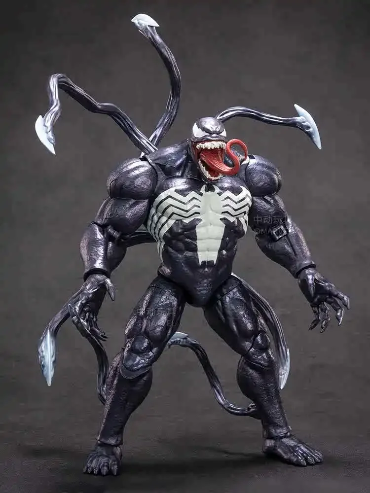 22 cm Zd Toys Venom Marvel Movie Supereroe Spiderman Action Figure Anime Decorazione Collezione Giocattolo Ornamenti Modello Regali a sorpresa