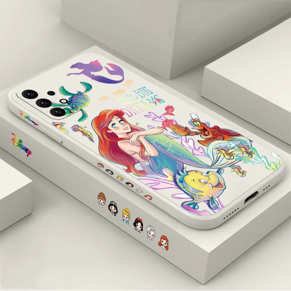 Disney Princess Ariel Phone Case For Samsung A91 A81 A73 A72 A71 A53 A52 A51 A50 A42 A33 A32 A31 A23 A33 A21S A20S A20 A14 Cover