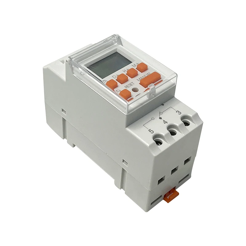 Imagem -05 - Interruptor Digital do Atraso do Tempo Interruptor do Trilho do Ruído Temporizador do Relé 220 v Controle Astronômico do Tempo