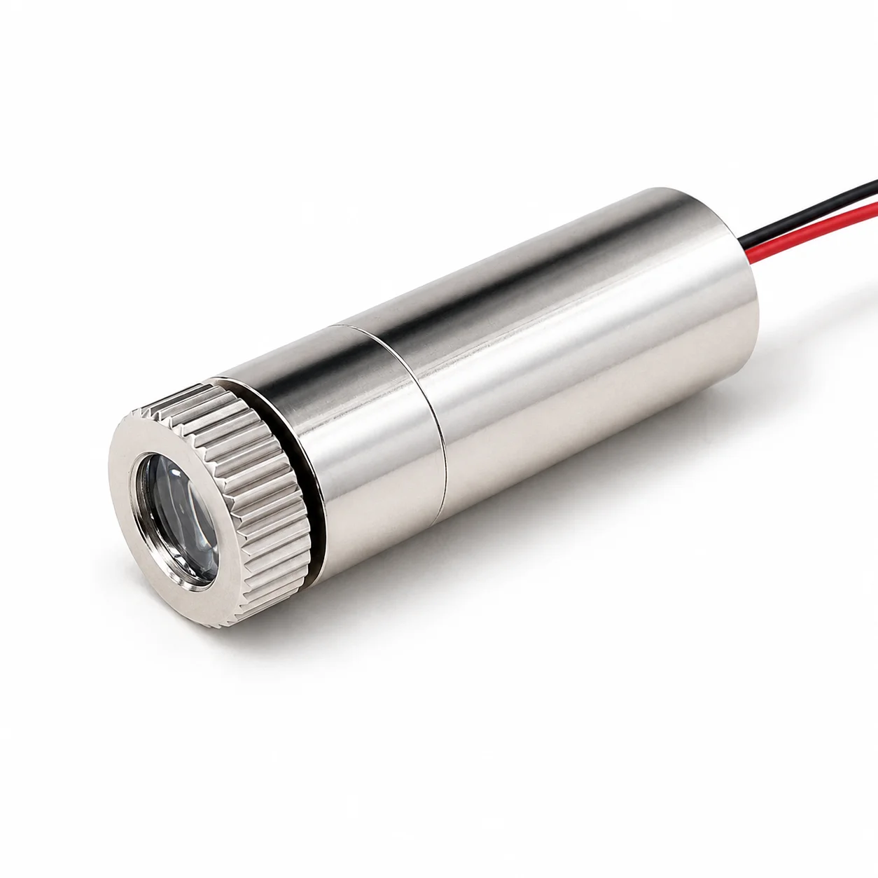 ZhonNa 650nm 100mW Green Point Line Cross Laser Module Head Glass Lens Focusable for Industrial Woodworking Machine Parts DC3-5V