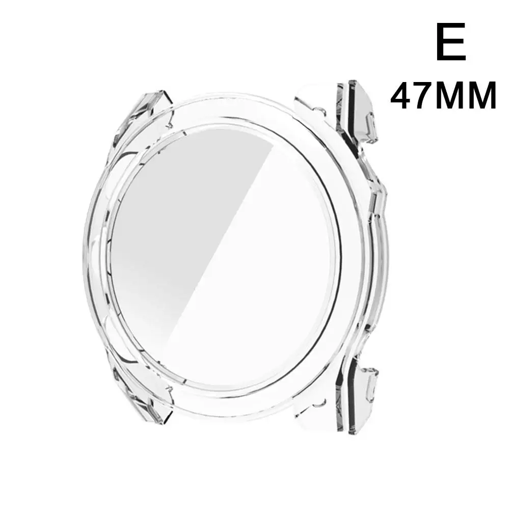 Silicone Protective Case For Garmin Fenix 8 43MM 47MM 51MM Samrt Watch Frame Bumper Cover Shell 9H HD Explosion-proof Glass P0V7