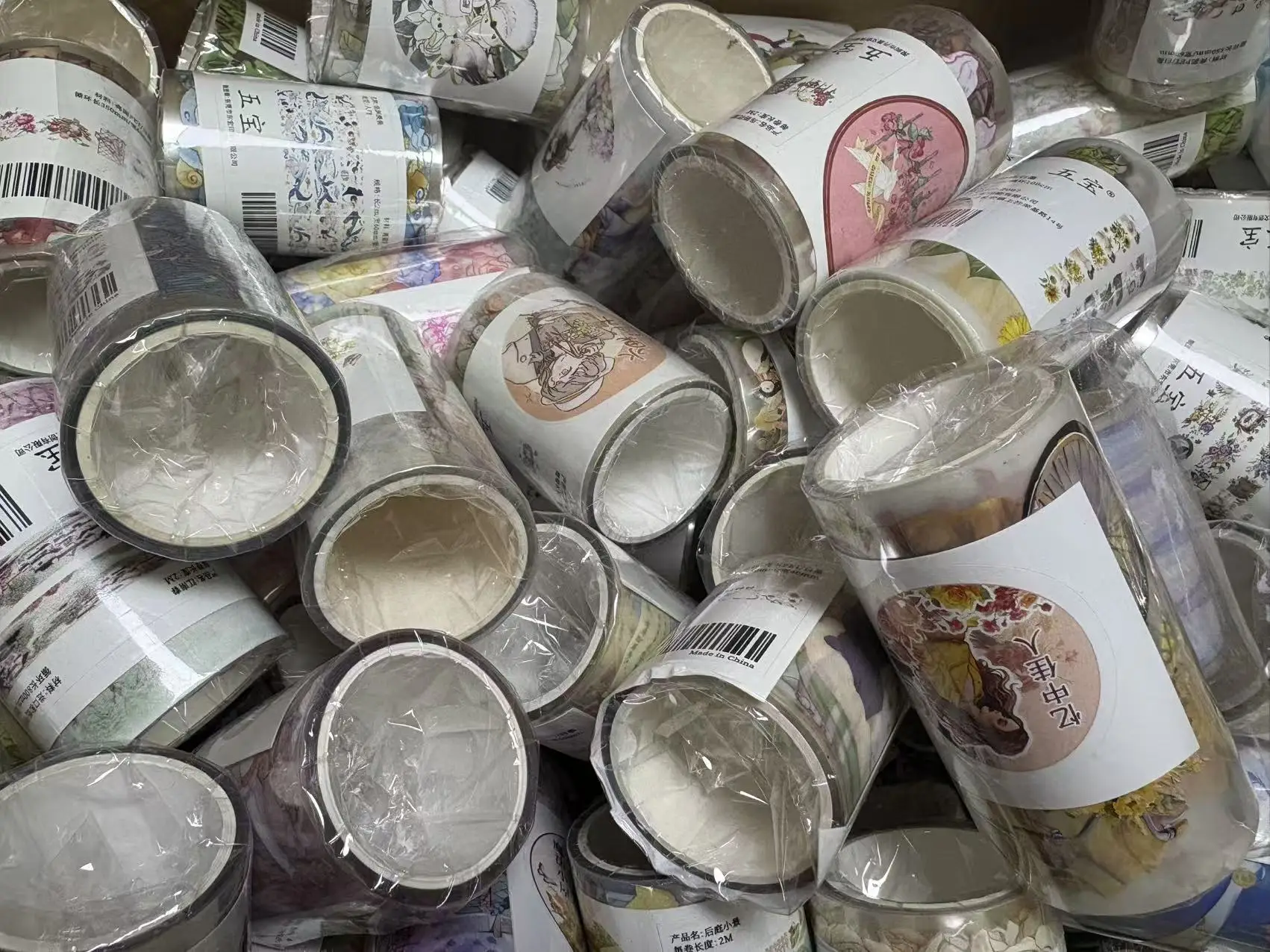 

Stock Clear - 5 рулонов ленты для домашних животных с случайным дизайном