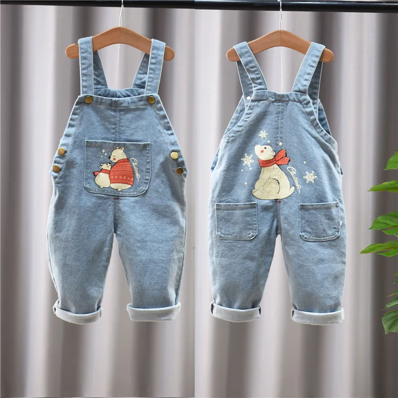 Kids Baby Clothes Clothes Jumper Boys Girls Dungarees Infant Playsuit Pants Denim Jeans Overalls Toddler Jumpsuits