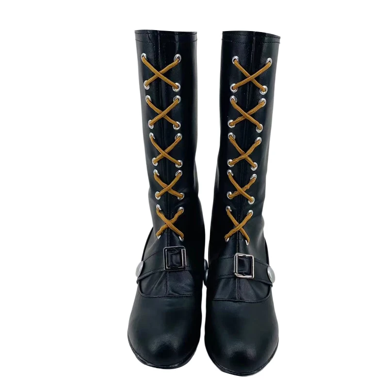 لعبة الهوية كاوبوي غير مناسب أحذية كوسبلاي أحذية كاوبوي كوسبلاي كيفن أيوسو أحذية لكرنفال الهالوماس للبالغين والنساء والرجال