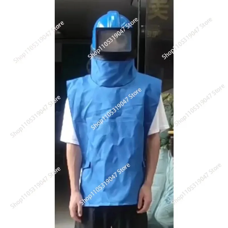 Oxygen Supply for Sandblasting, Safety Protection, Sandblasting Helmet, Sandblasting Cap, Face Mask